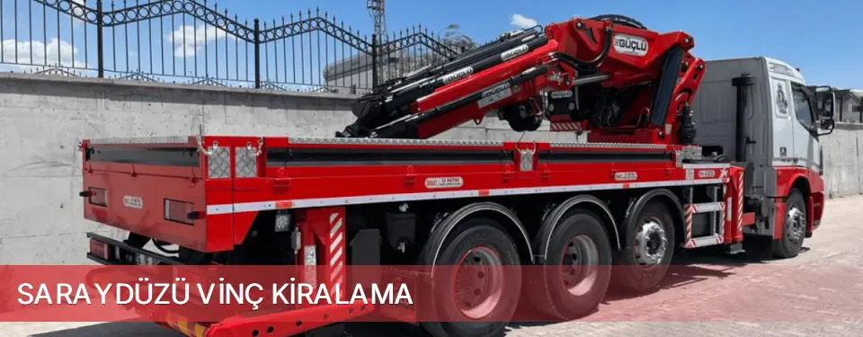 Saraydüzü İlçemi Vinç Kiralama